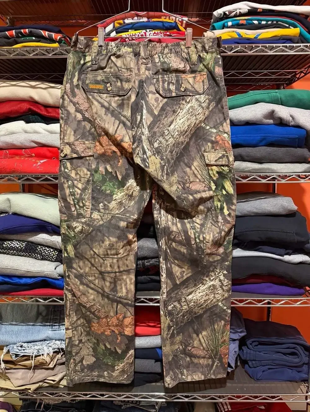 Trailcrest Mossy Oak Camouflage Cargo Hunting Pants Large